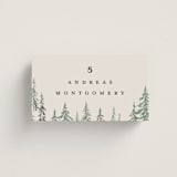 "Paradise" - Place Cards in Forest by Petra Kern - Front with Free Guest Printing