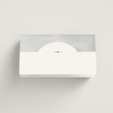 "Panoramic" - Place Cards in Cloud by Heather Schertzer - Blank front