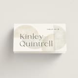 "Camille" - Place Cards in Stone by Jackie Crawford - Folded with Free Guest Printing