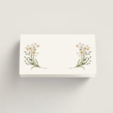 "delicate buds" - Place Cards in Olive by Jennifer Wick - Blank front