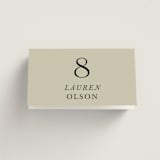 "English Garden" - Place Cards in Daffodil by Lindsay Megahed - Folded with Free Guest Printing