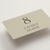 "English Garden" - Place Cards in Daffodil by Lindsay Megahed - Detail