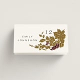 "Valley of the Moon" - Place Cards in Sage by Shiny Penny Studio - Folded with Free Guest Printing