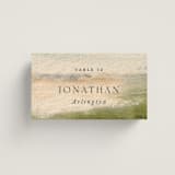 "Bluestem Fields" - Place Cards in Meadow by Holly Whitcomb - Front with Free Guest Printing