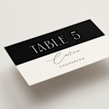 "Everly" - Place Cards in Pearl by Christie Garcia - Detail