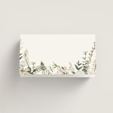 "Lilac Bloom" - Place Cards in Opal by Susan Moyal - Blank front