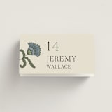 "Century" - Place Cards in Robins Egg by Jen Owens - Folded with Free Guest Printing