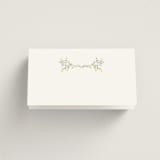 "Monogrammed" - Place Cards in Spring by Petra Kern - Blank front