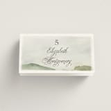 "Countryside" - Place Cards in Emerald by Petra Kern - Folded with Free Guest Printing