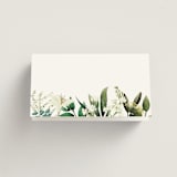 "Fresh Classic" - Place Cards in Porcelain by Susan Moyal - Folded Back of Card