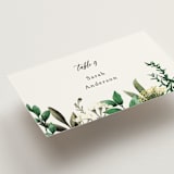"Fresh Classic" - Place Cards in Porcelain by Susan Moyal - Detail