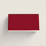 "Bow" - Place Cards in Crimson by Corinne Malesic - Blank front