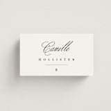 "Conley" - Place Cards in Leaf by Kristie Kern - Front with Free Guest Printing