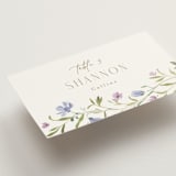 "Sweeping Meadow" - Place Cards in Wisteria by Everett Paper Goods - Detail