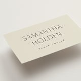 "Glide" - Place Cards in Porcelain by Jennifer Postorino - Detail