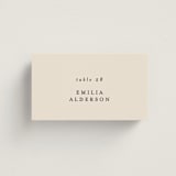 "Infinite" - Place Cards in Ivory by Angela Thompson - Front with Free Guest Printing