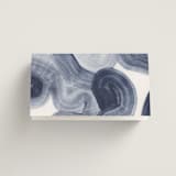 "meanders" - Place Cards in Ocean by Sumak Studio - Folded Back of Card