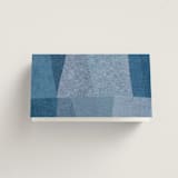 "denim patchwork" - Place Cards in Seaside by Carrie Moradi - Blank front