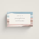 "waves" - Place Cards in Beachy by Pixel and Hank - Front with Free Guest Printing