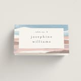 "waves" - Place Cards in Beachy by Pixel and Hank - Folded with Free Guest Printing