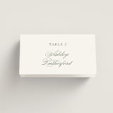 "Classically Elegant" - Place Cards in Garden by Brandy Folse - Folded with Free Guest Printing