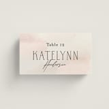 "First light" - Place Cards in Blush by Itsy Belle Studio - Front with Free Guest Printing
