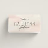 "First light" - Place Cards in Blush by Itsy Belle Studio - Folded with Free Guest Printing