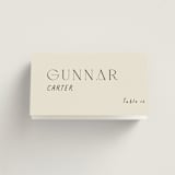 "la graine" - Place Cards in Onyx by Alaina Cherup - Folded with Free Guest Printing