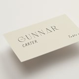 "la graine" - Place Cards in Onyx by Alaina Cherup - Detail