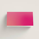 "Pop Romance" - Place Cards in Fruit Punch by Ashley DeMeyere - Blank front