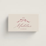 "Crest Fall" - Place Cards in Autumn by Pink House Press - Front with Free Guest Printing