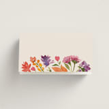 "Crest Fall" - Place Cards in Autumn by Pink House Press - Folded Back of Card