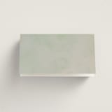 "watercolor flowers crest" - Place Cards in Moss by Cass Loh - Folded Back of Card