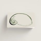"Puglia" - Place Cards in Algae by Pati Cascino - Blank Front