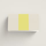 "Campania" - Place Cards in Limone by Megan Davis - Folded Back of Card