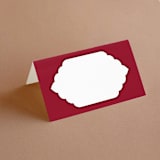 "Jaipur" - Place Cards in Ruby by Mansi Verma - Blank front