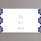 "Topkapi" - Place Cards in Cobalt by Nazia Hyder - Detail