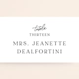 "Composure" - Place Cards in Tuxedo by Jackie Mangiolino - Detail