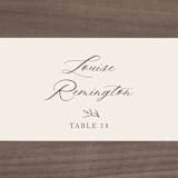 "Leafy Branch" - Place Cards in Latte by Katherine Moynagh - Detail