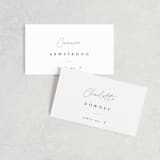 "Sketch" - Place Cards in Cloud by Sara Hicks Malone - Front with Free Guest Printing