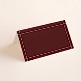 "Harmony" - Place Cards in Noir by Nazia Hyder - Blank front
