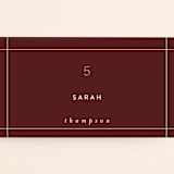 "Harmony" - Place Cards in Noir by Nazia Hyder - Detail