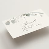 "Amorino" - Place Cards in Sage by Petra Kern - Detail