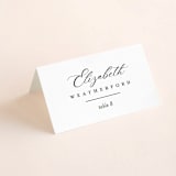 "Sienna" - Place Cards in Sugar by Jessica Williams - Folded with Free Guest Printing