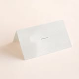 "Elegant Crest" - Place Cards in Stone by Ariel Rutland - Blank front