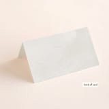 "Elegant Crest" - Place Cards in Stone by Ariel Rutland - Folded Back of Card