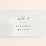 "Elegant Crest" - Place Cards in Stone by Ariel Rutland - Detail
