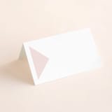 "Elementary" - Place Cards in Dusty Rose by Katy Shen - Blank front