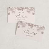 "set in stone" - Place Cards in Dusty Rose by Mansi Verma - Front with Free Guest Printing