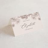 "set in stone" - Place Cards in Dusty Rose by Mansi Verma - Folded with Free Guest Printing